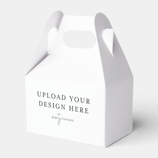 ゲーブルビーフボックス、自分で4"x 5" フェイバーボックス (正面サイド)