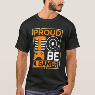 ゲーマおもしろいー誇りを持ったゲーマーのビデオゲーム Tシャツ