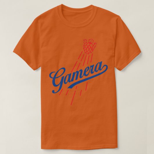 ゲーマラ野球スタイル Tシャツ (デザイン正面)