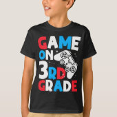 ゲーマーあるある 小学3年生 レトロビデオゲーム Tシャツ (正面)