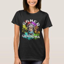 ゲーマーおばあちゃんTシャツ