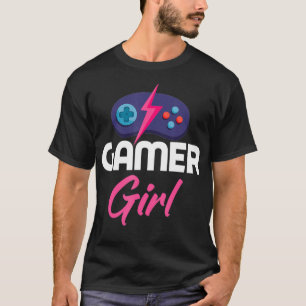 ゲーマーおもしろいガールゲームおもしろいゲーミングラバーギ Tシャツ