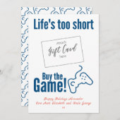 ゲーマーおもしろいギフトカードホルダー (正面/裏面)