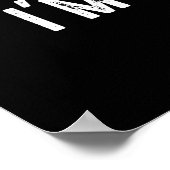 ゲーマーおもしろいギフトヘッドセットが聞こえないゲーム中 ポスター (角)