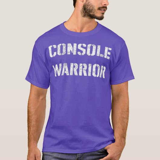 ゲーマーおもしろいコンソールの戦士ゲームのユーモアのためのs tシャツ (正面)