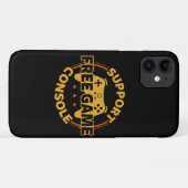 ゲーマーおもしろいコンソール抗議ゲーム Case-Mate iPhoneケース (裏面(横))