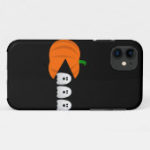 ゲーマーおもしろいハロウィーンパンプキン幽霊たちレトロ Case-Mate iPhoneケース (裏面(横))