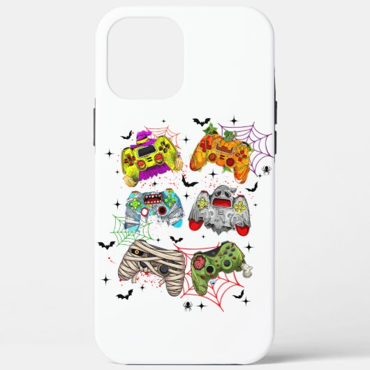 ゲーマーおもしろいハロウィーン電話iPhone 12 Pro Maxケース Case-Mate iPhoneケース (裏面)