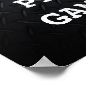 ゲーマーおもしろい引用文 ポスター (角)