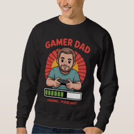 ゲーマーお父さんTシャツ（ビデオゲーム好きのパパへ） スウェットシャツ