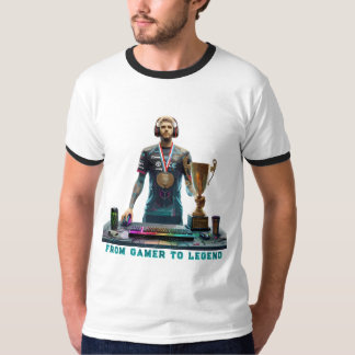 ゲーマーから伝説へ eスポーツチャンピオンTシャツ Tシャツ