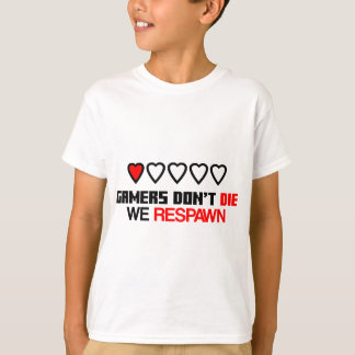 ゲーマーが死なない Tシャツ