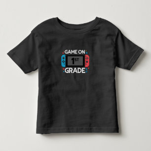 ゲーマーさん1年生!楽しい学校生活を トドラーTシャツ