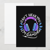 ゲーマーだ、俺はゲーマー 招待状 (正面/裏面)