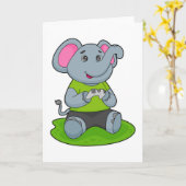 ゲーマーとしての象 カード (黄色い花)