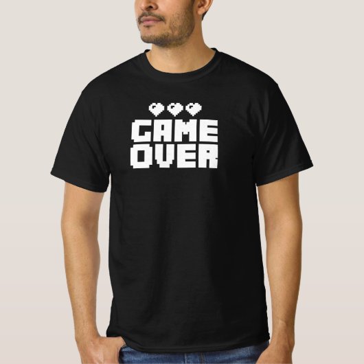ゲーマーに捧ぐ面白い一言 Tシャツ (正面)