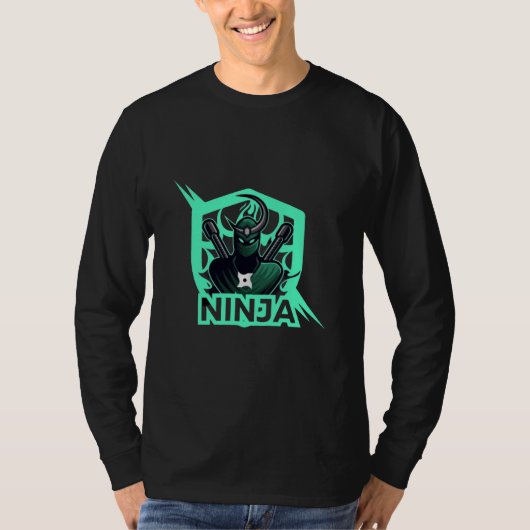 ゲーマーに捧ぐ (NINJAAAAAAAA) Tシャツ (正面)