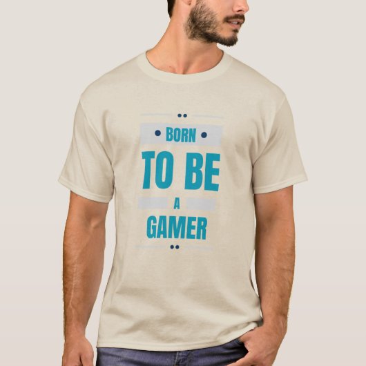 ゲーマーに生まれたTシャツ Tシャツ (正面)
