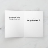 ゲーマーのためのおもしろいなクリスマスカード シーズンカード (内部)