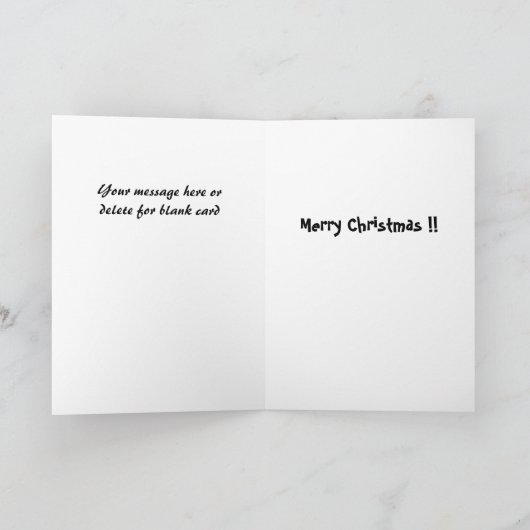 ゲーマーのためのおもしろいなクリスマスカード シーズンカード (内部)