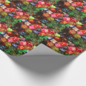 ゲーマーのためのおもしろいのサイコロのデザイン ラッピングペーパー (角)