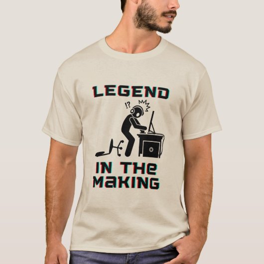 ゲーマーのためのユーモア満載のTシャツ - ゲーム愛好者におすすめ Tシャツ (正面)