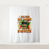 ゲーマーのための面白いハロウィーンの装カッコいい置 – Halloween タペストリー (正面)