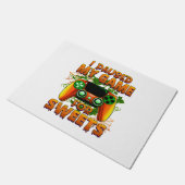 ゲーマーのための面白いハロウィーンの装カッコいい置 – Halloween ドアマット (アングル)