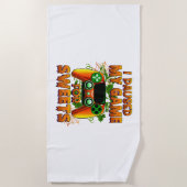 ゲーマーのための面白いハロウィーンの装カッコいい置 – Halloween ビーチタオル (正面)