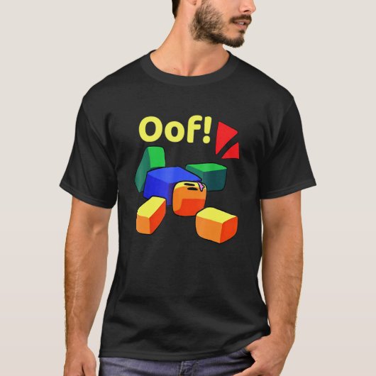 ゲーマーのためのOOF Blox Noobゲーマー Tシャツ (正面)