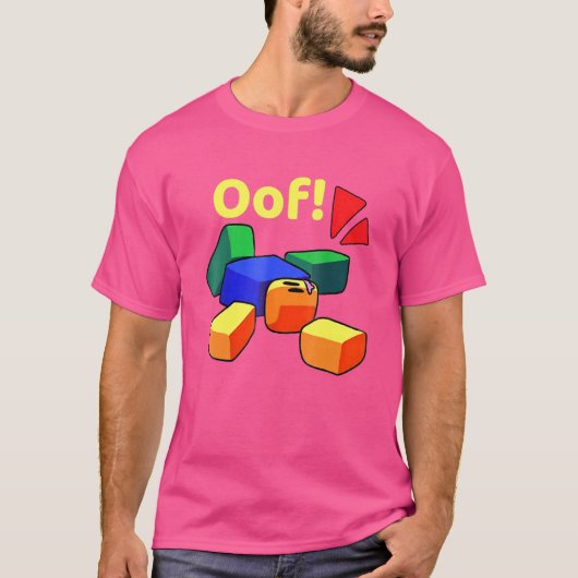 ゲーマーのためのOOF Blox Noobゲーマー Tシャツ (正面)