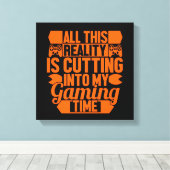 ゲーマーのみキャンバス印刷 キャンバスプリント (インサイチュ (ウッドフロア))