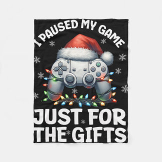 ゲーマーのクリスマス ゲーミング Xmas ビデオゲーム少年たち クリス フリースブランケット