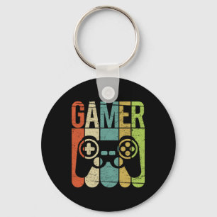 ゲーマーのゲームのコントローラー キーホルダー