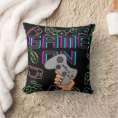 ゲーマーのゲーム クッション (ブランケット)