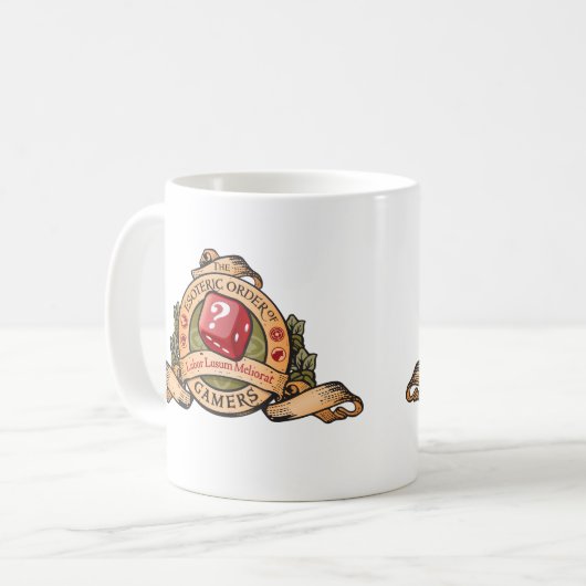 ゲーマーのコーヒー・マグの秘密順序 コーヒーマグカップ (正面左)