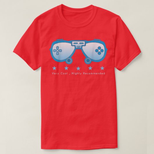 ゲーマーのサングラスビデオゲームコントローラのゲーミングラブ Tシャツ (デザイン正面)