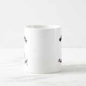 ゲーマーのスローガンからのゲームとは コーヒーマグカップ (中央)