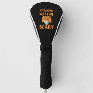 ゲーマーのハロウィンゲームのスキルが怖おもしろいい ゴルフヘッドカバー