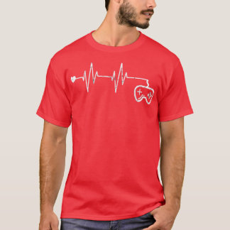 ゲーマーのハートビートTシャツのビデオゲーム愛好家ギフト1 Tシャツ