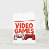 ゲーマーのバレンタイン Vはビデオゲームのバレンタインデー カード (正面)