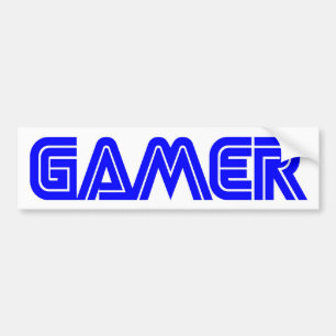 ゲーマーのバンパーステッカー バンパーステッカー