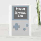 ゲーマーのバースデー・カード カード (正面)