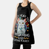 ゲーマーのラーメン猫 エプロン (インサイチュ)