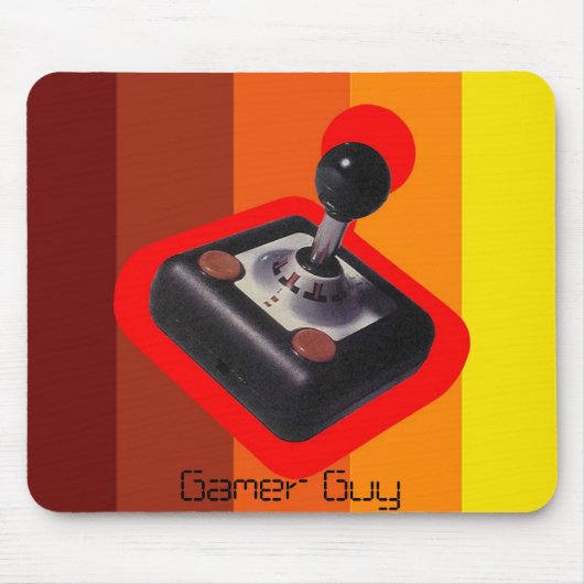 ゲーマーの人のマウスパッド マウスパッド (正面)