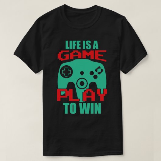 ゲーマーの勝利 Tシャツ (デザイン正面)