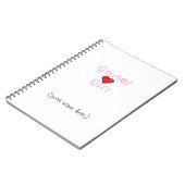 ゲーマーの女の子のノート ノートブック (左側)