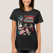 ゲーマーの女の子は普通の女の子のように Tシャツ (正面)