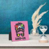 ゲーマーの女の子 – ビデおもしろいオゲーマー，ゲームのユーモアのジョーク フォトプラーク (インサイチュ)