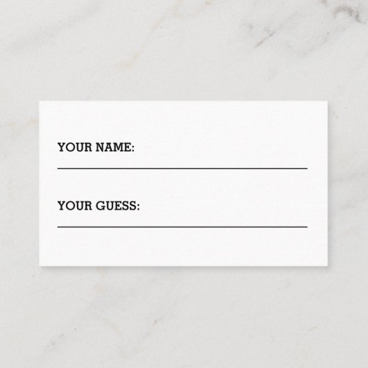 ゲーマーの性はパーティーの男の子または女の子の推測カードを明らかにします 名刺 (裏面)